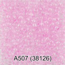 Бисер Чехия " GAMMA" круглый 1 10/ 0 2. 3 мм 5 г 1- й сорт А507 бл. розовый ( 38126 ) 