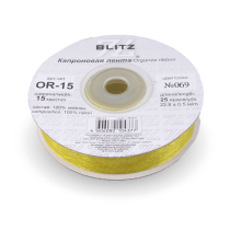 лента 15 мм OR-15 BLITZ 22.8 м ±0.5 м №069 оливковый