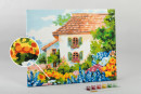 " ФРЕЯ" PNB/ PL- 075 Набор для раскрашивания по номерам 50 х 40 см " Дом в цветущем саду" 